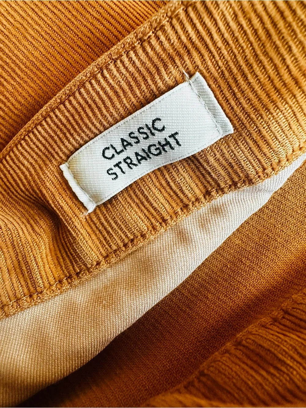 J.Crew Burnt Orange Straight Leg Corduroy Pants Fall Autumn Women's